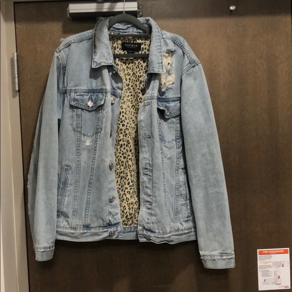 pacsun pink denim jacket